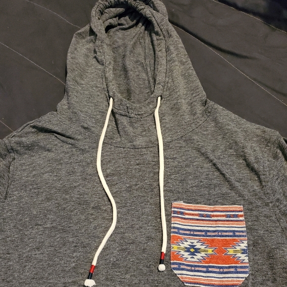 Brooklyn Cloth Aztec light hooded shirt - Picture 2 of 5